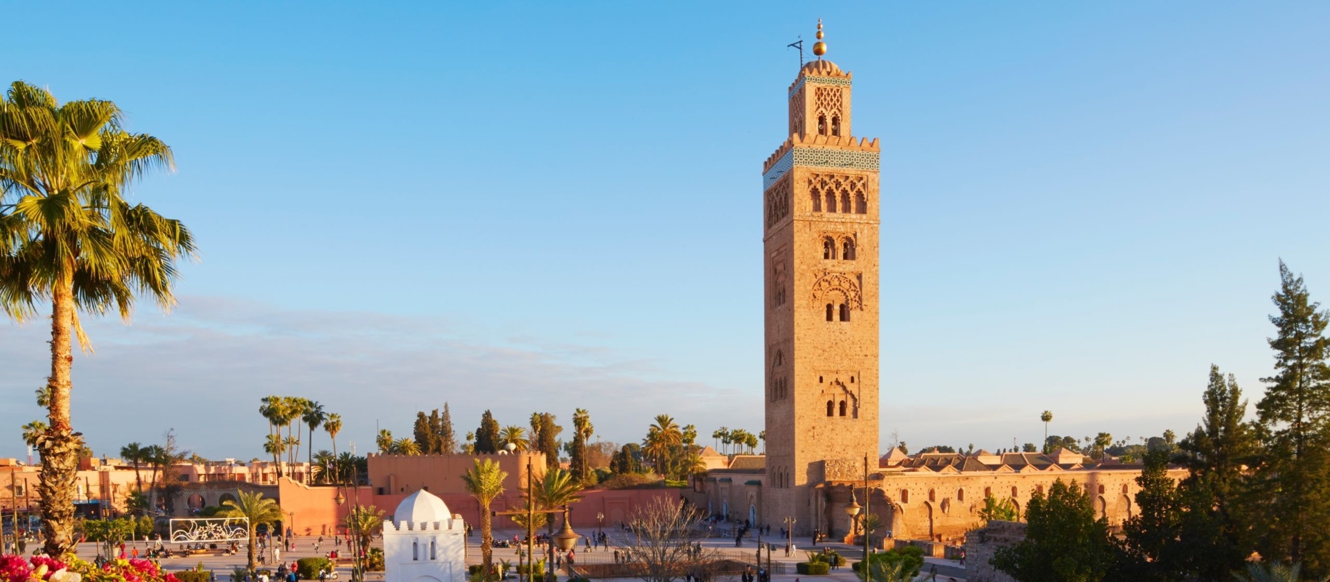 Marrakech au coucher du soleil